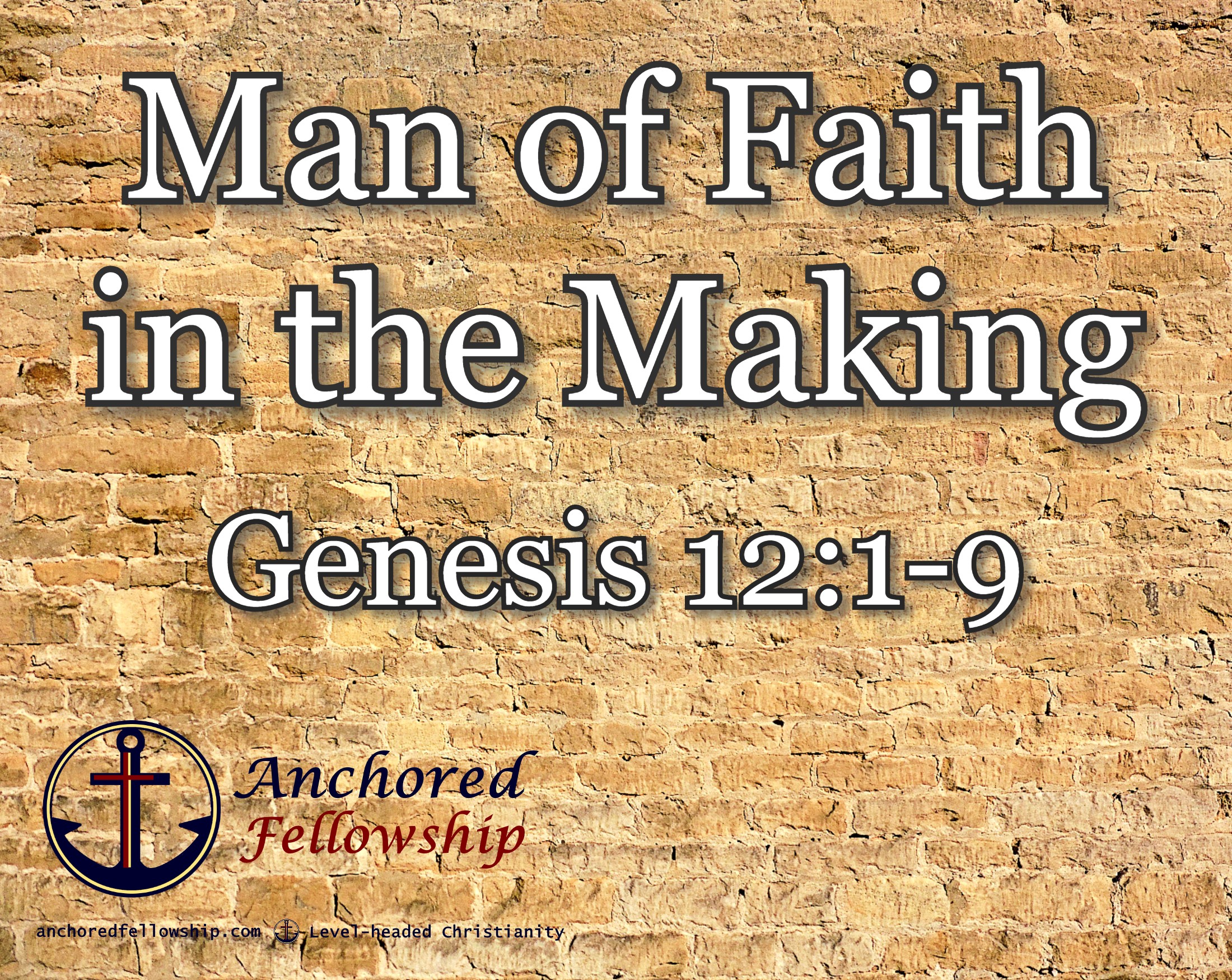 Man of Faith in the Making Image