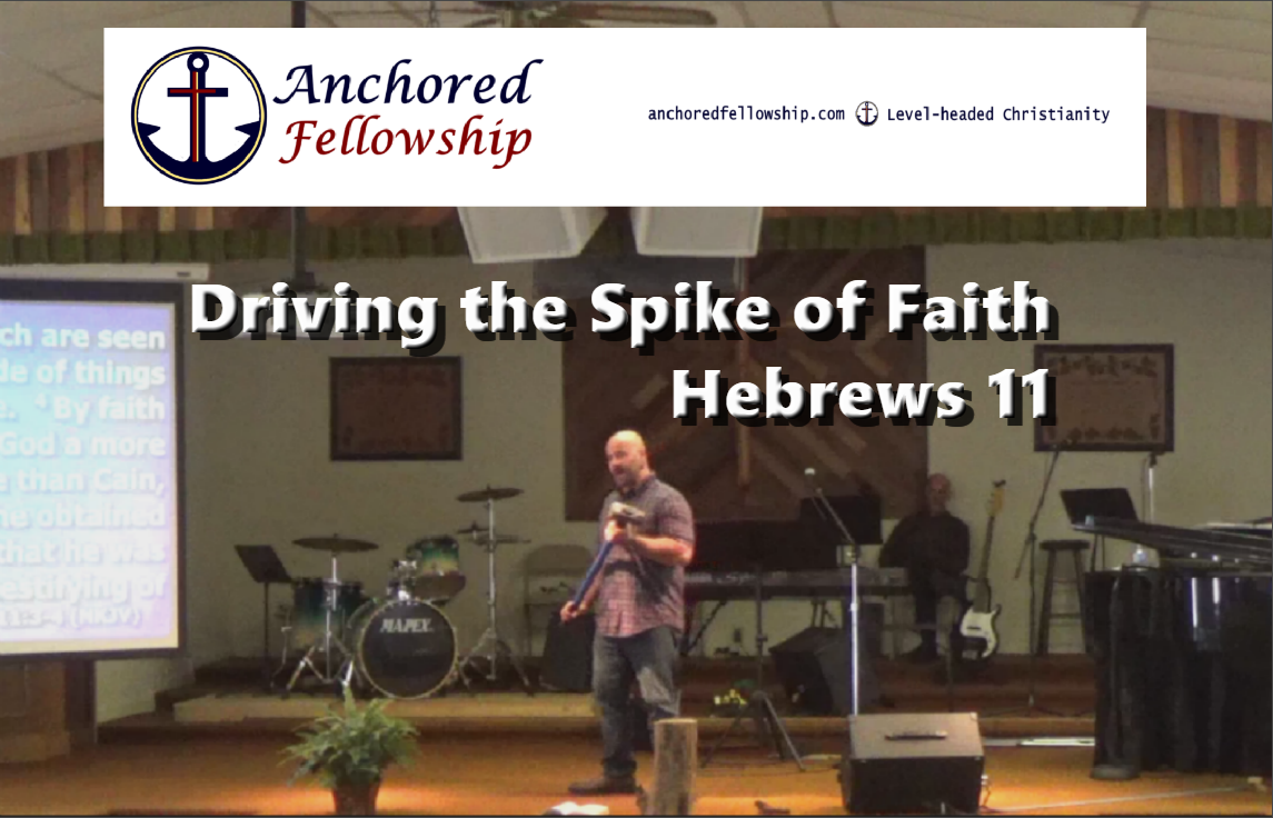 Driving the Spike of Faith Image