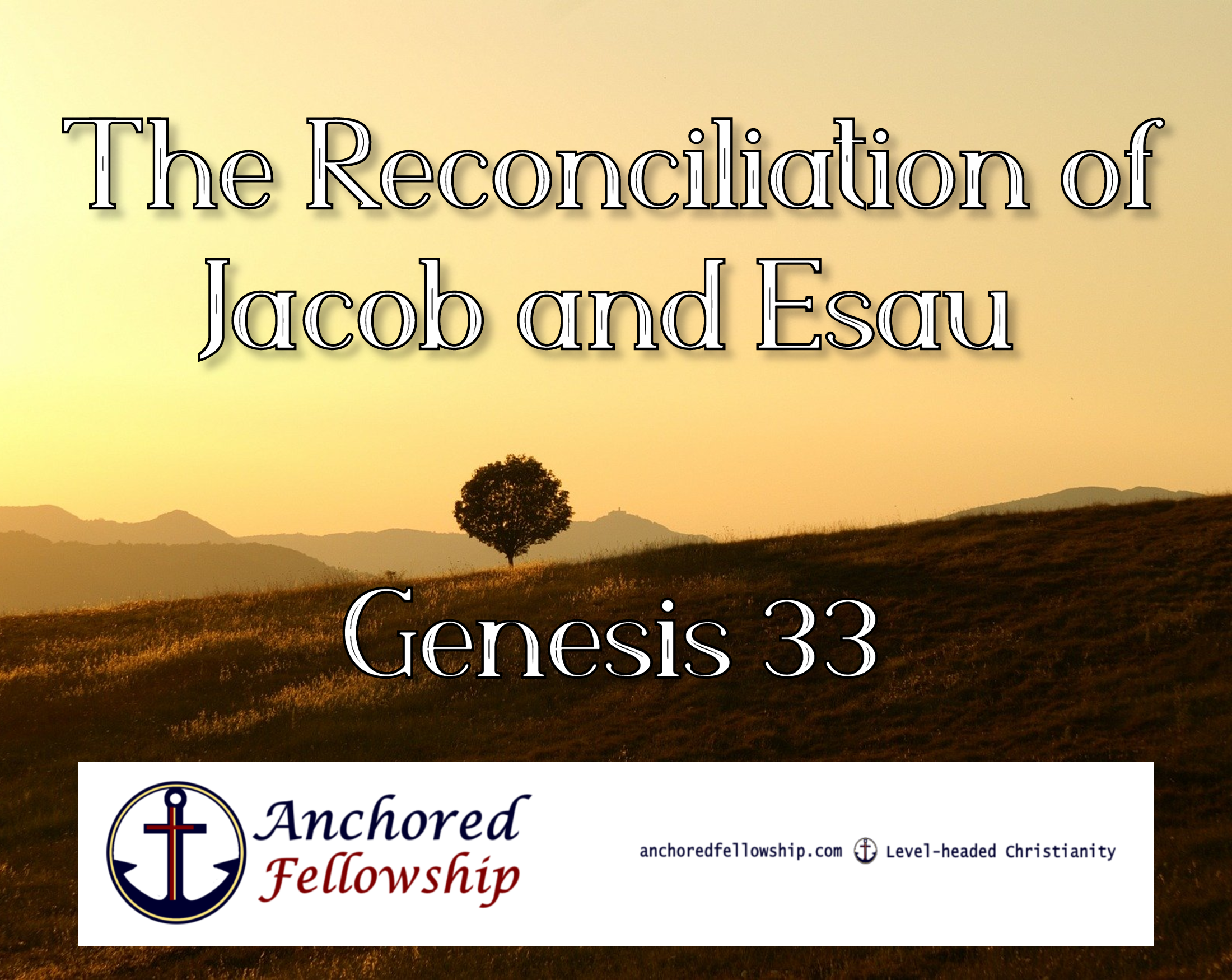 The Reconciliation of Jacob and Esau Image