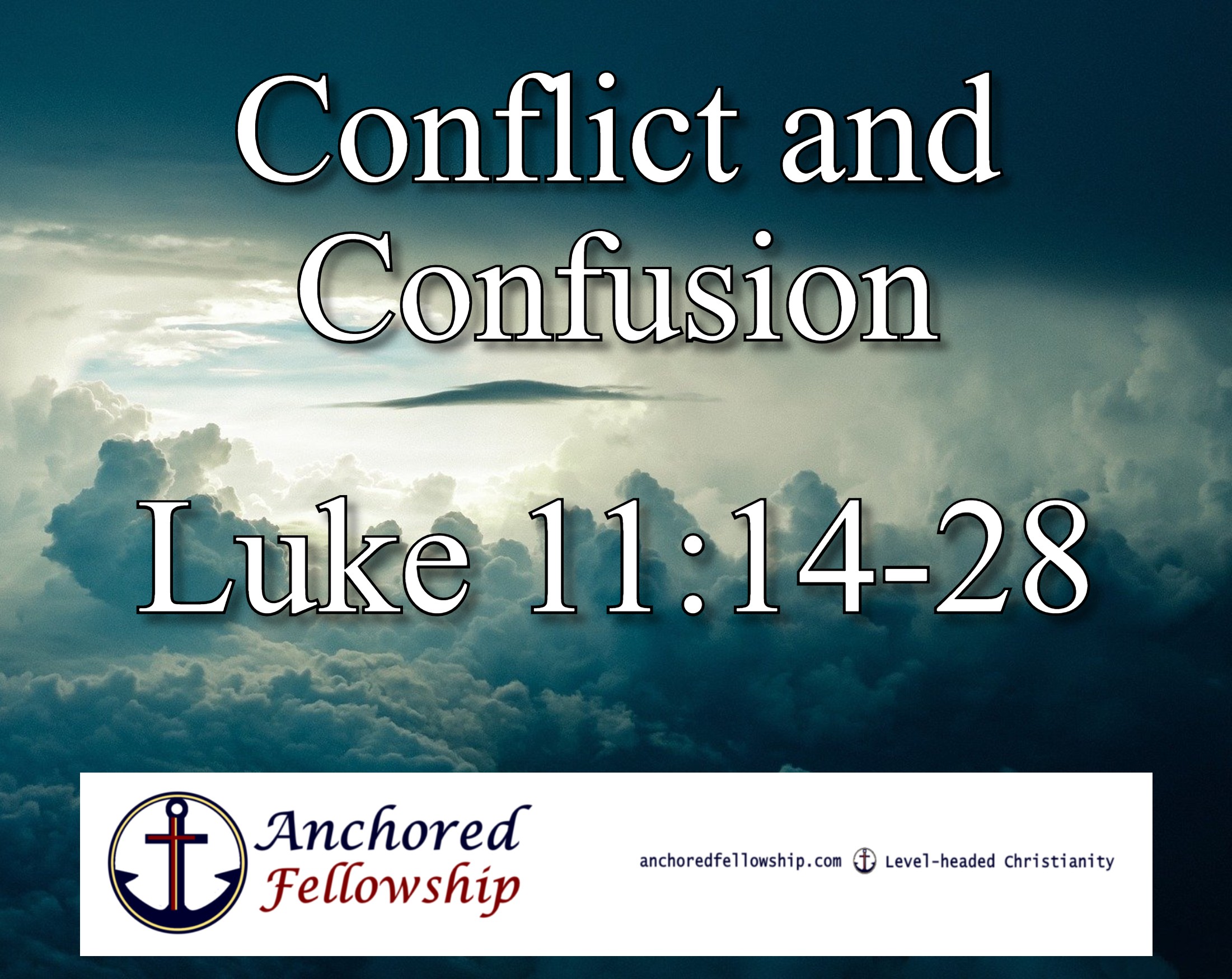 gospel of luke quote about conflict