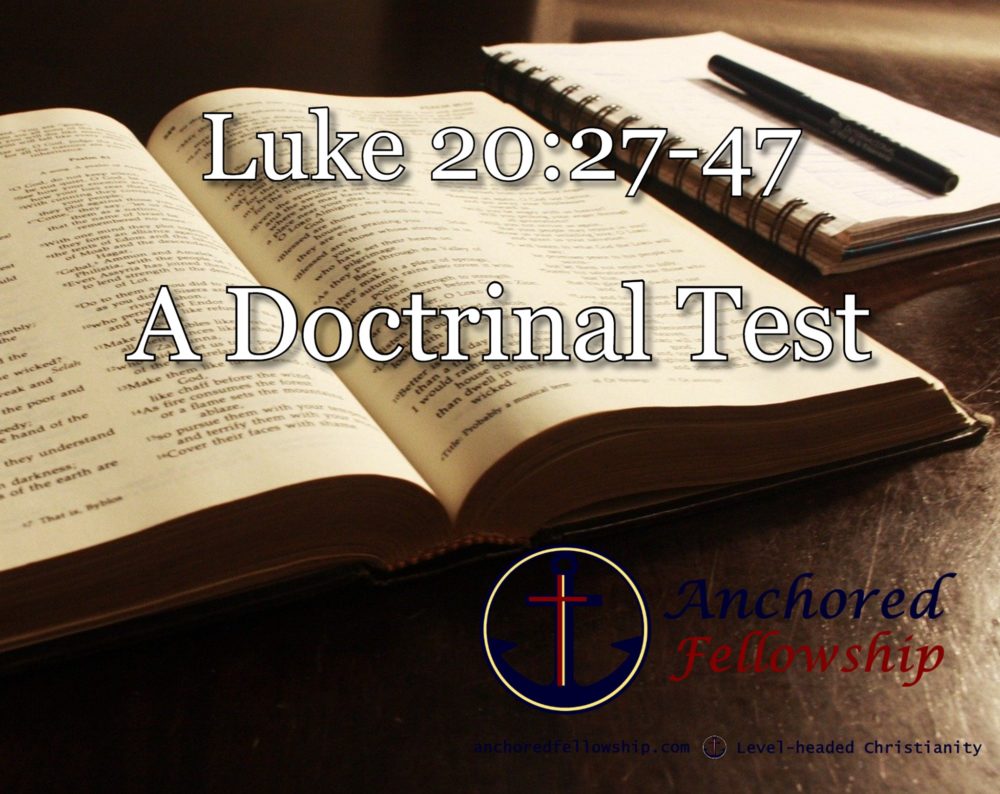 A Doctrinal Test