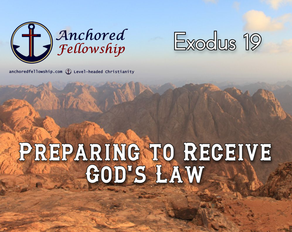 Preparing to Receive God's Law Image