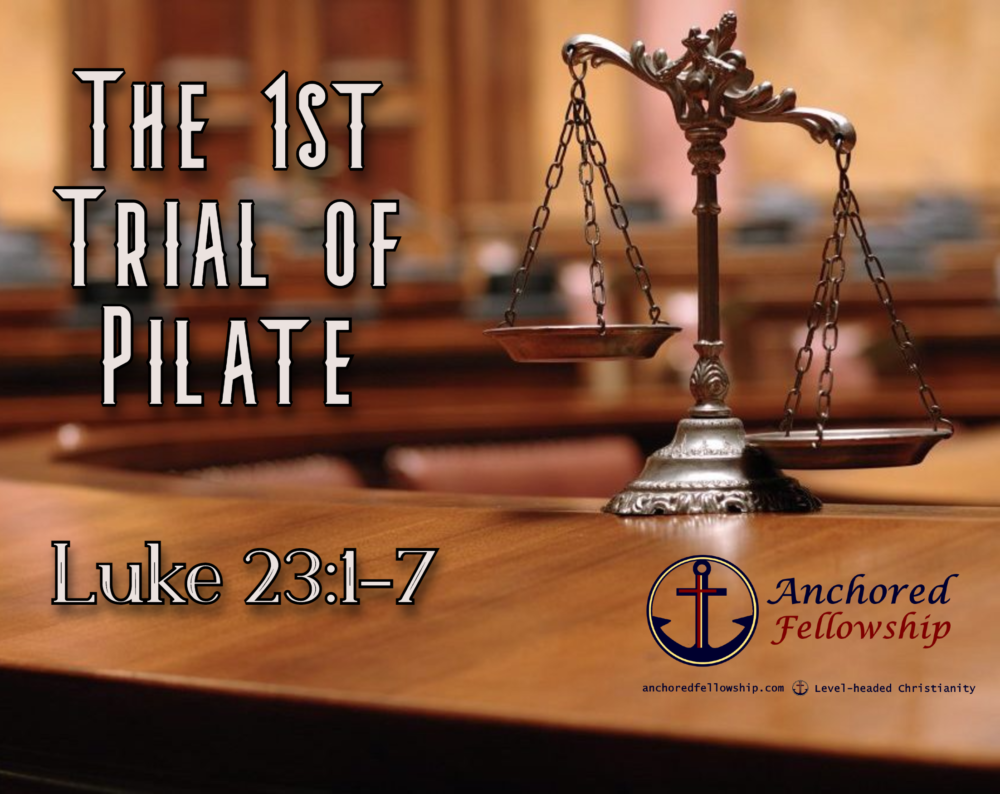 The 1st Trial of Pilate Image