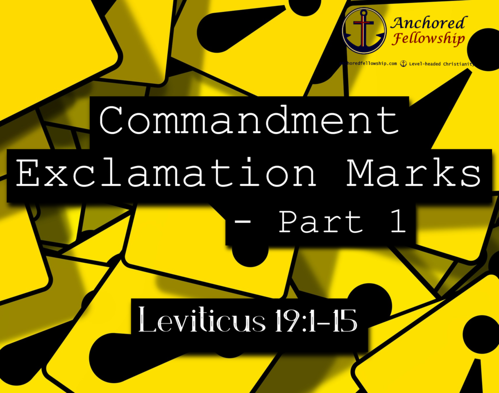 !Commandment Exclamation Marks! - Part 1