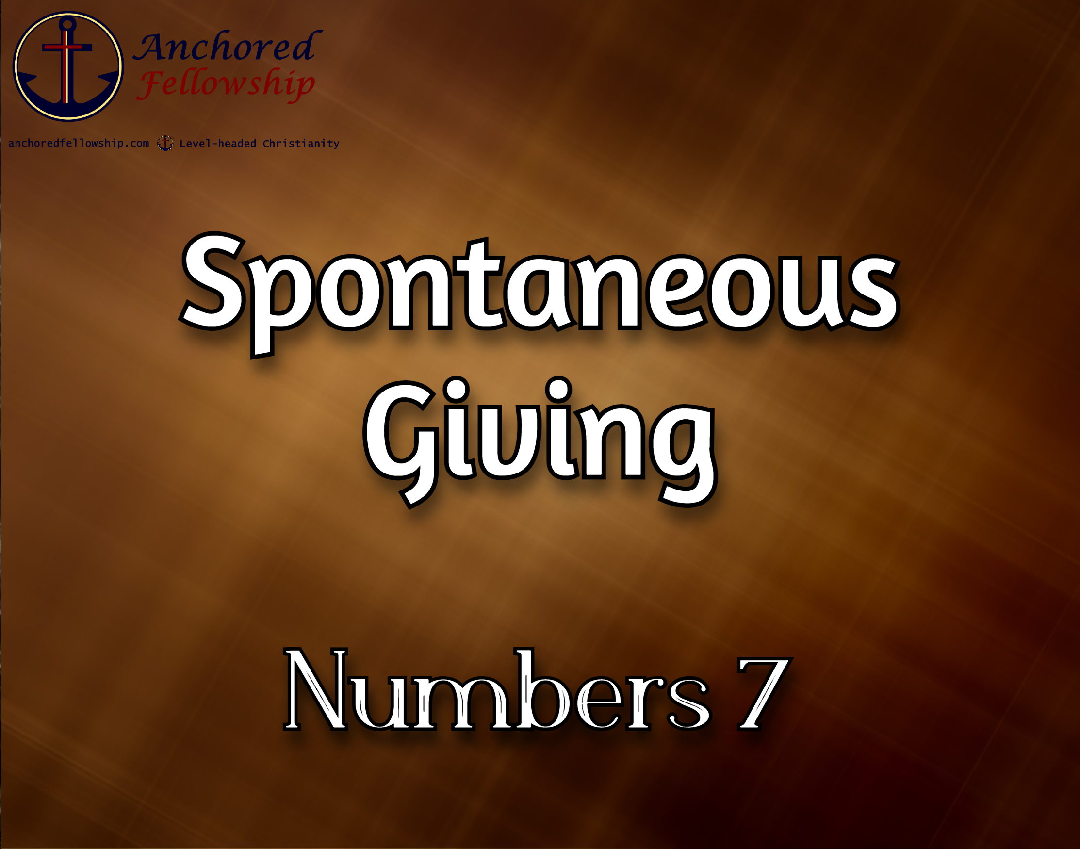 Spontaneous Giving Image