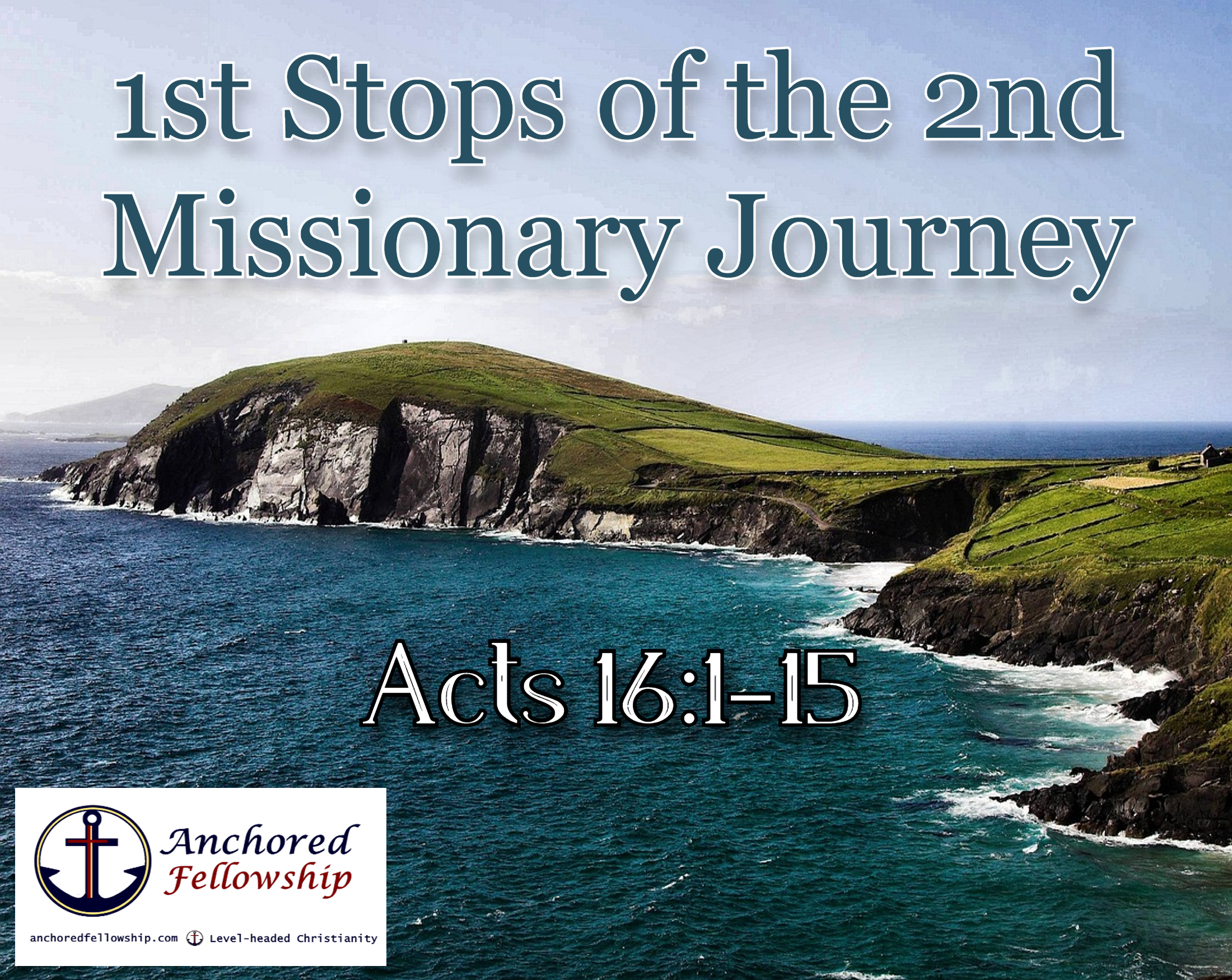 1st Stops of the 2nd Missionary Journey Image