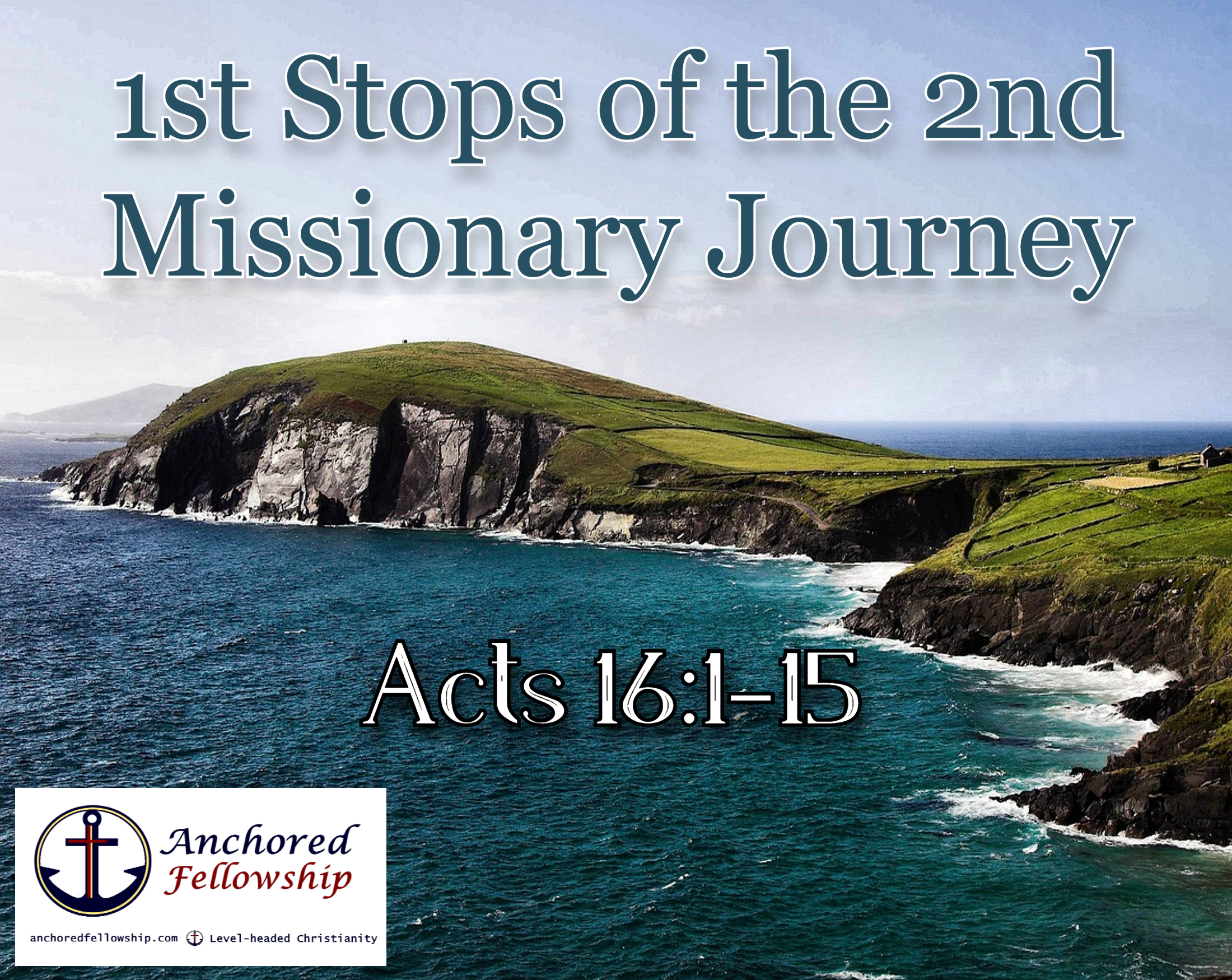 1st Stops of the 2nd Missionary Journey