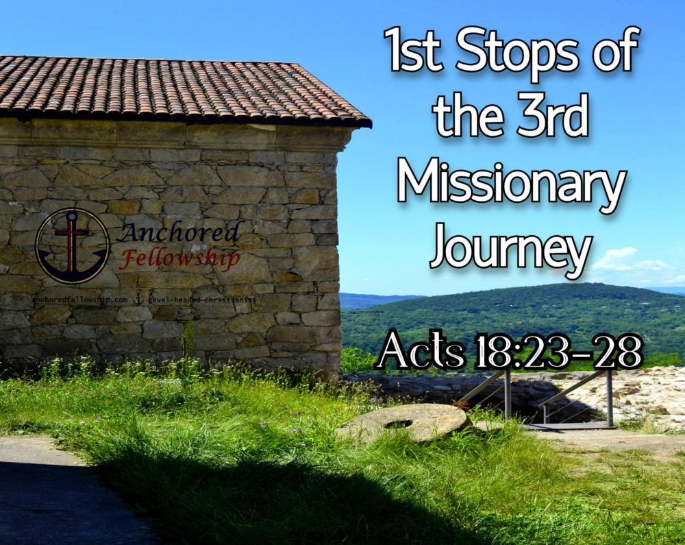 1st Stops of the 3rd Missionary Journey Image