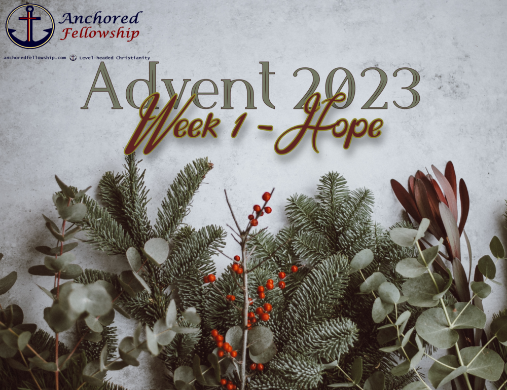 Advent 2023 - Week 1 - Hope Image