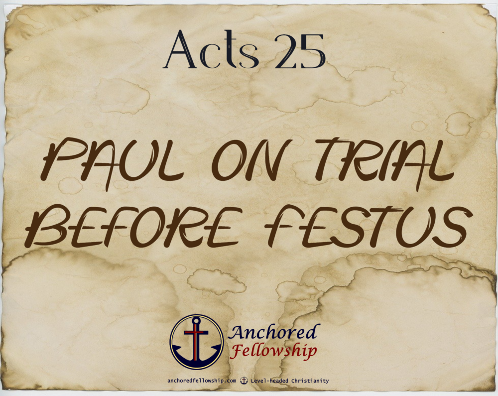 Paul on Trial Before Festus Image