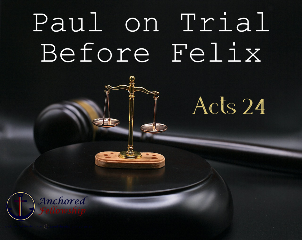 Paul on Trial Before Felix Image