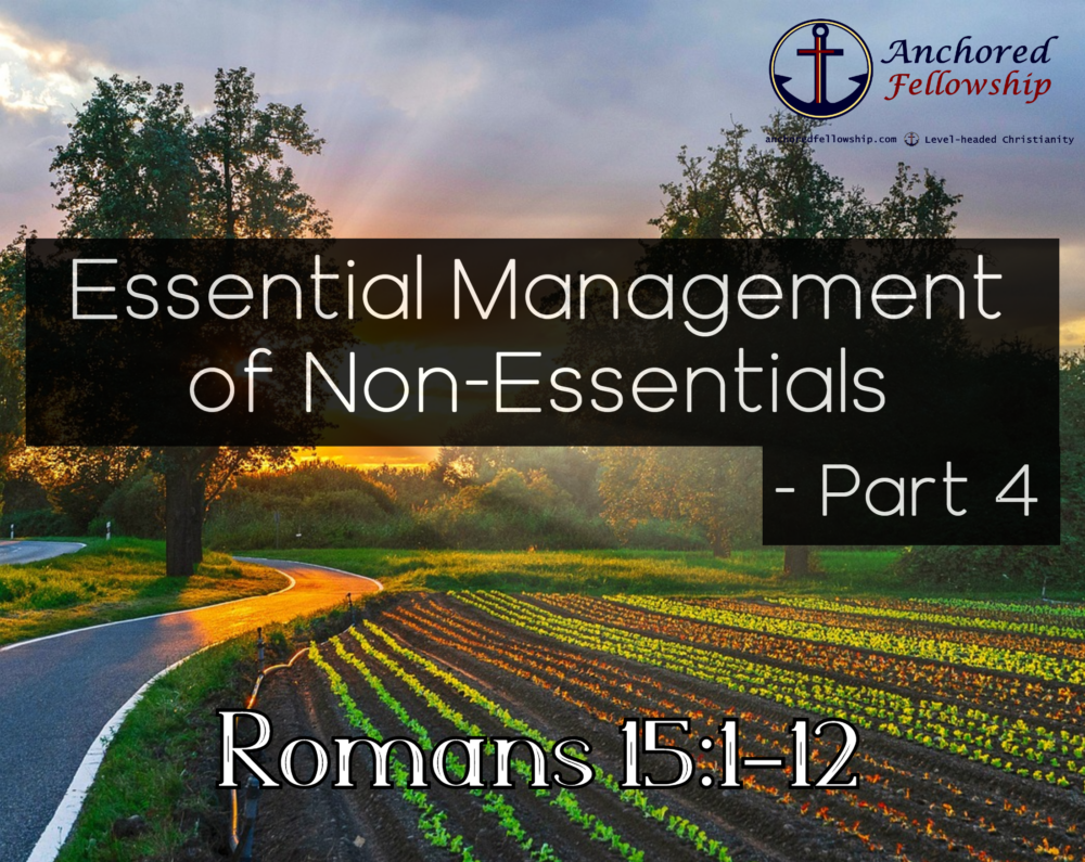 Essential Management of Non-Essentials - Part 4