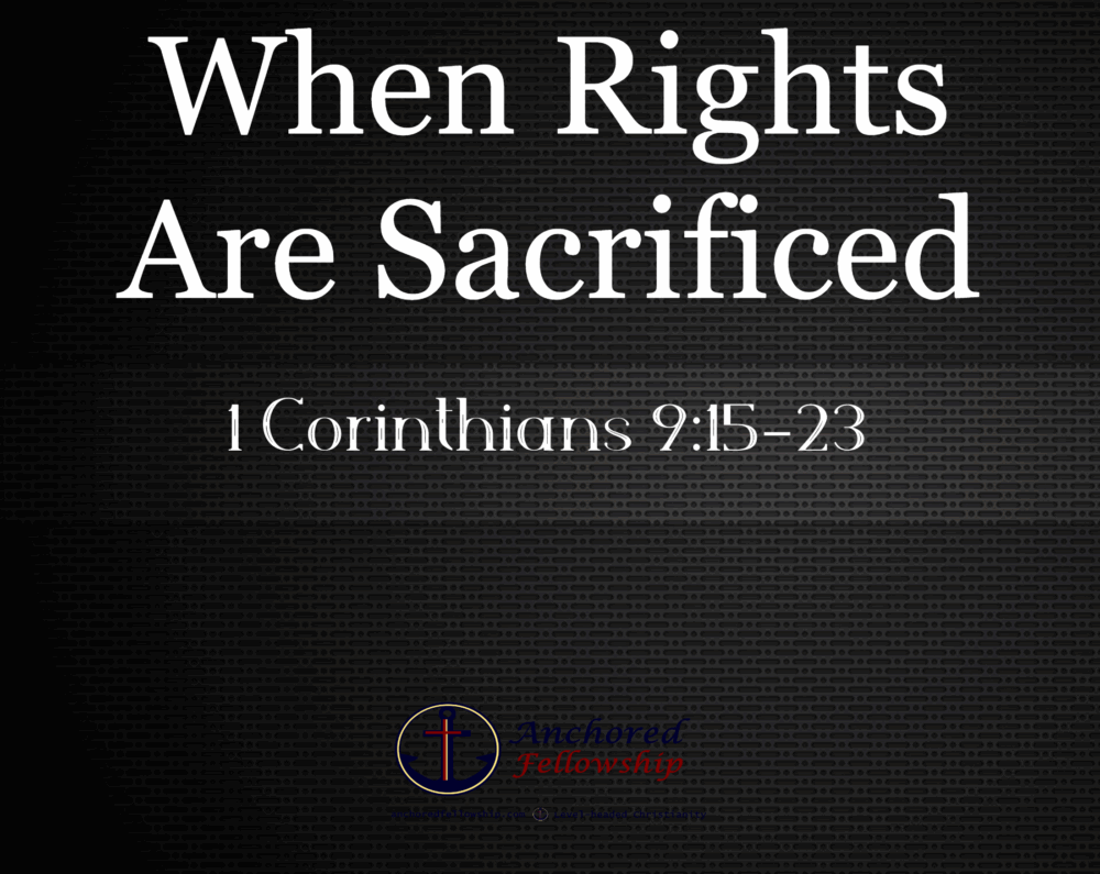When Rights Are Sacrificed